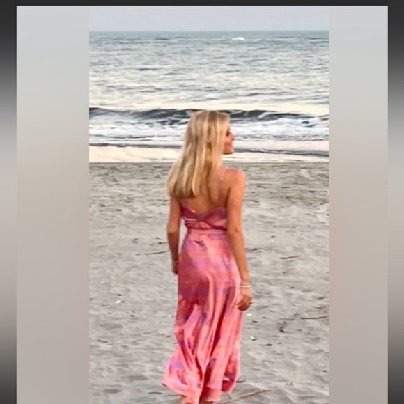 LIKELY Vittoria Tie Dye Satin Midi Dress 💕 NWT size 0 and 4 - Picture 13 of 16